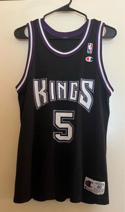 Vintage 90s Sacramento Kings Tyus Edney #5 NBA Basketball Champion Jersey
