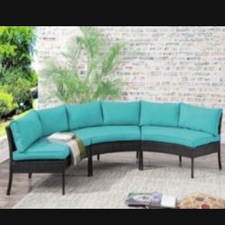 Brand New Patio Furniture Set Patio Outdoor Sofa Set Curved Patio Furniture Round Patio Furniture Brand New In The Box