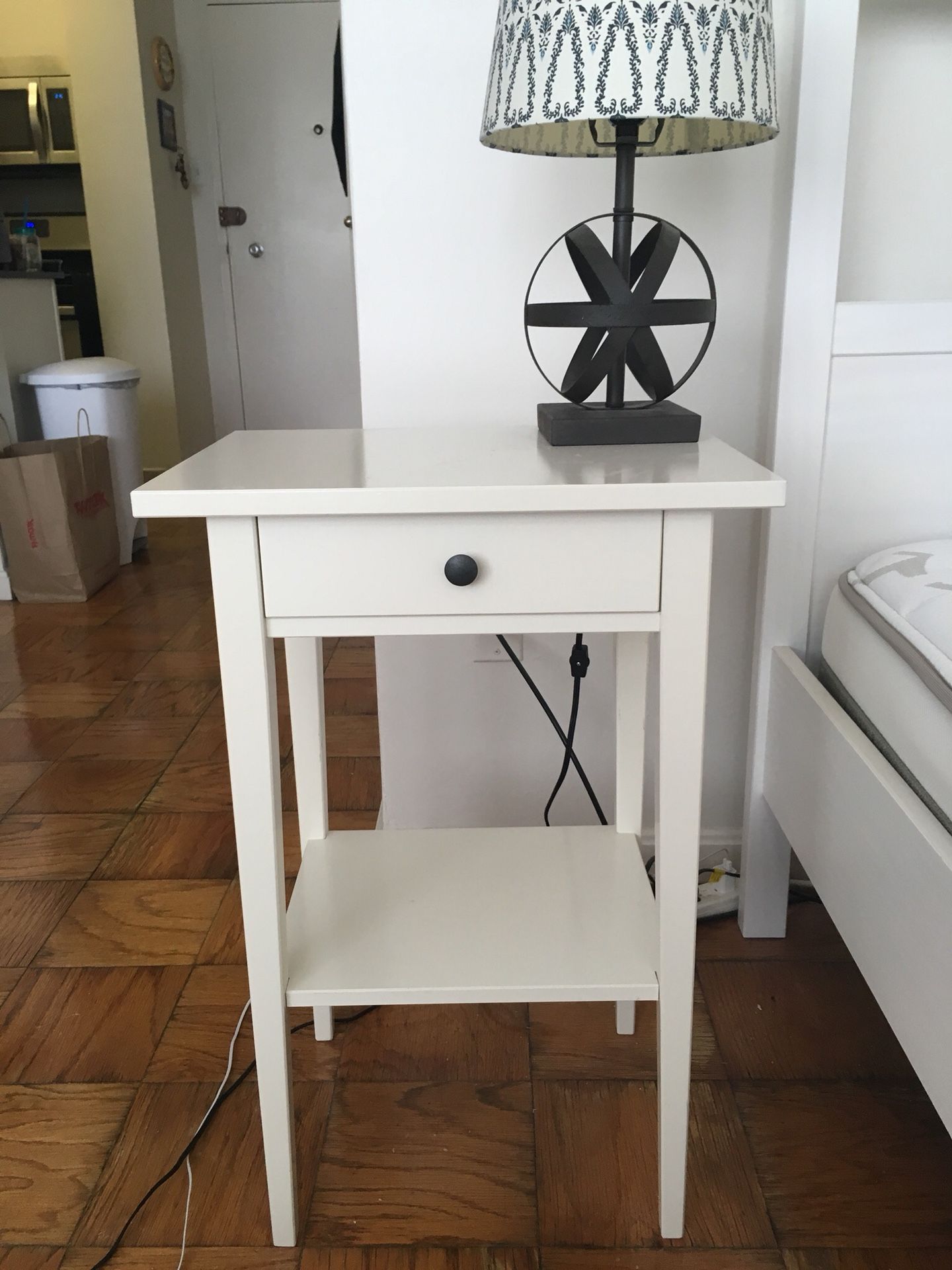 Nightstand with small drawer