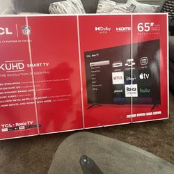 65” TCL Smart TV