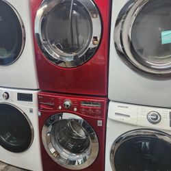 LG SET STEAM WASHER AND ELECTRIC DRYER 