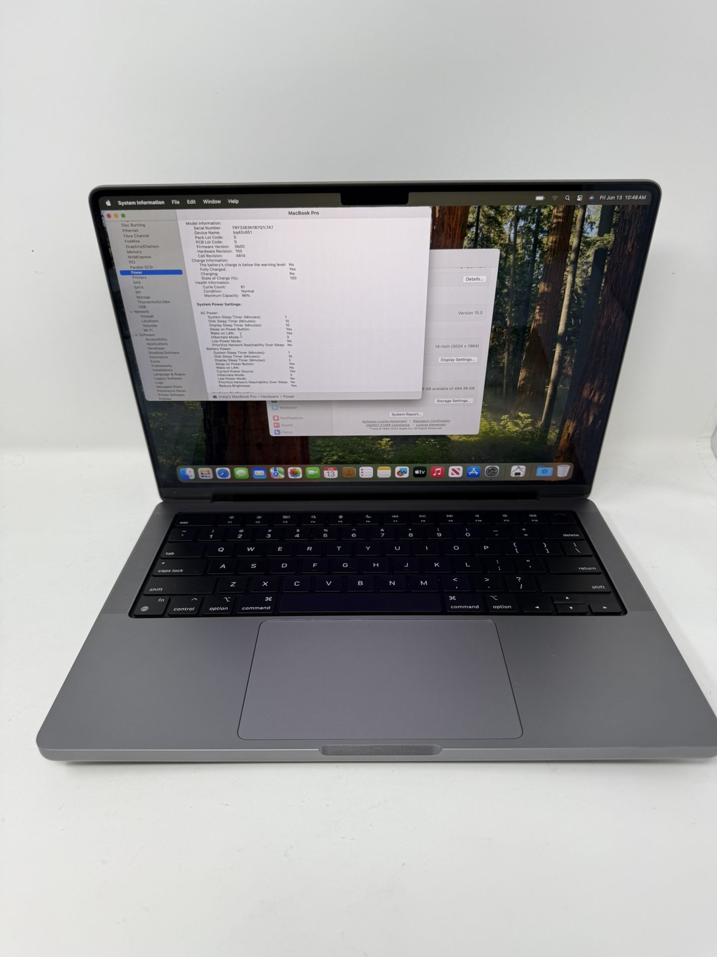 Apple MacBook Pro 2021 silver 14” M1