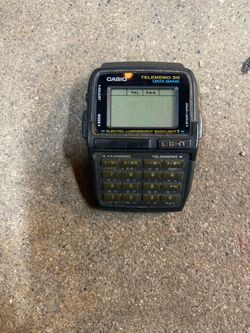 CASIO DBC-30 QW 1253 DATA BANK CALCULATOR WATCH 1990 Very GOOD CONDITION