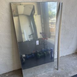 Brand New Frameless Mirror 48x24