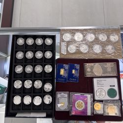 Gold and silver bullion