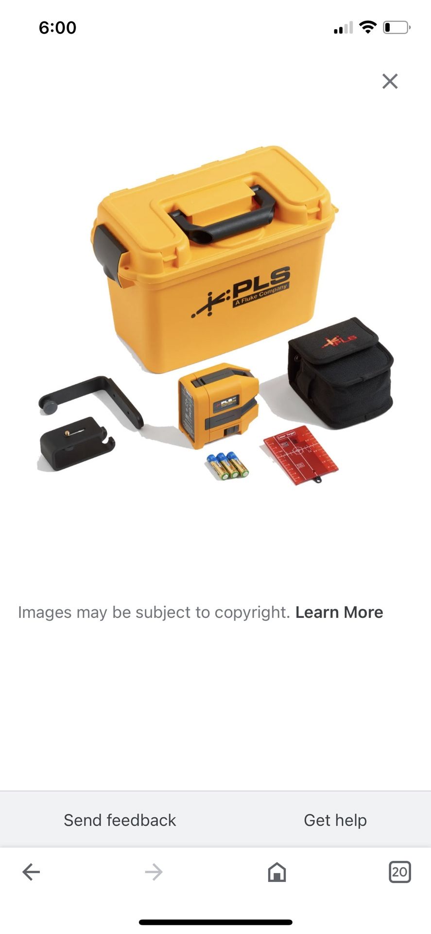 Fluke Pls SR 3 Red Dot Laser Kit