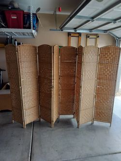 Room Divider..Good Shape..8 Panel..108 by 72