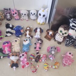 Used And New Plushies, Some Retired ( Beanie Babies TY)