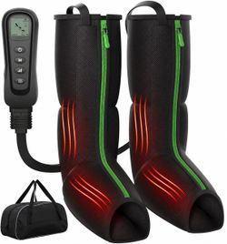 Leg Massager with Heat and Compression Foot and Calf Massager Circulation and Pain Relief