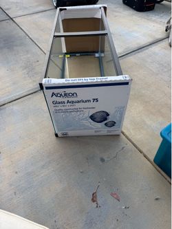 NEW Aqueon 75 Gallon Glass Aquarium Tank – Never Used