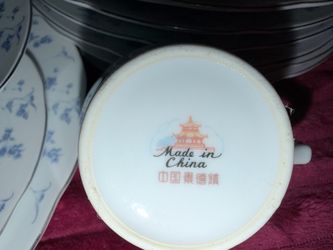 Vintage Fine China complete setting plus hostess set