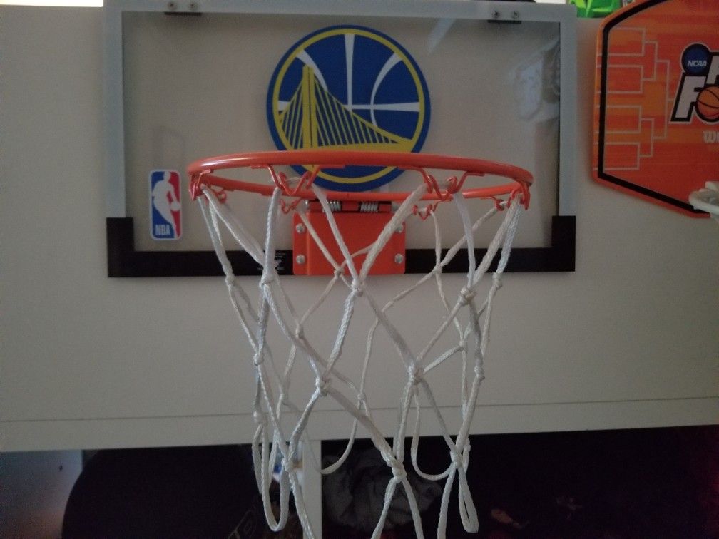 Warriors Mini Basketball Hoop