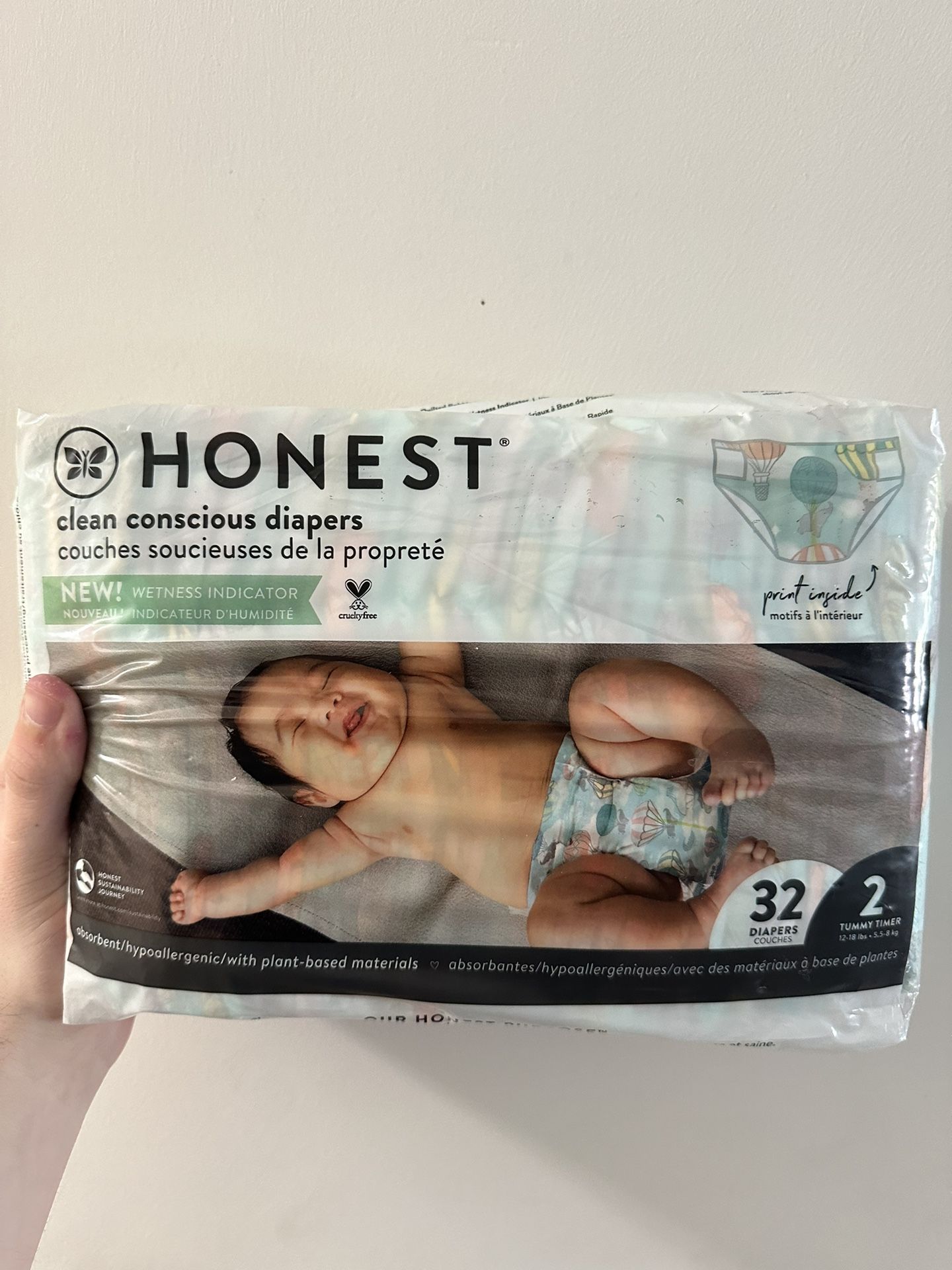 Honest Size 2 32 Count Diapers