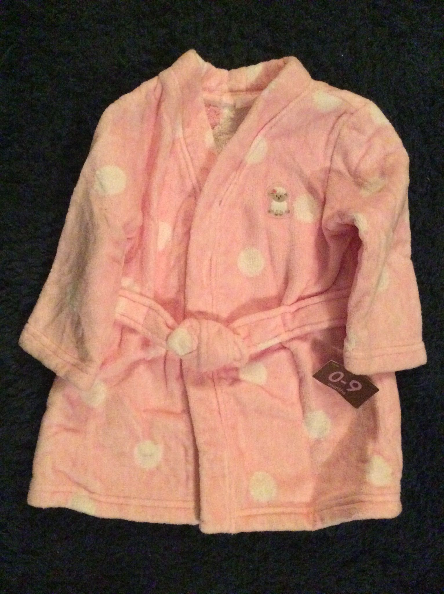 New baby robe-size 0-9 months