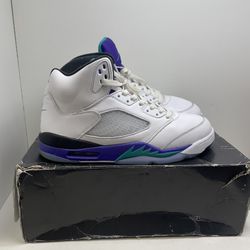 Jordan Retro 5 Grape Shoes 204193
