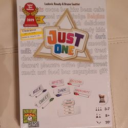 JUST ONE BOARD GAME