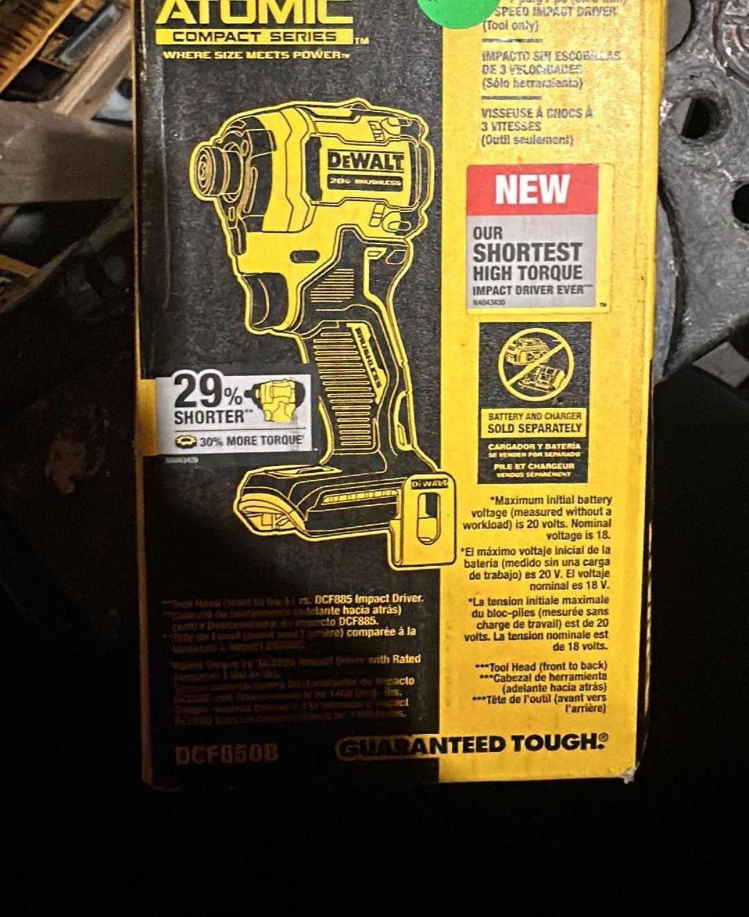 ATOMIC 20V MAX Brushless 1/4 in. Impact Driver (Tool Only)