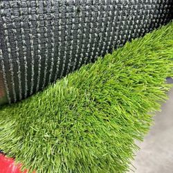 Artificial Grass Green and Brown Large
