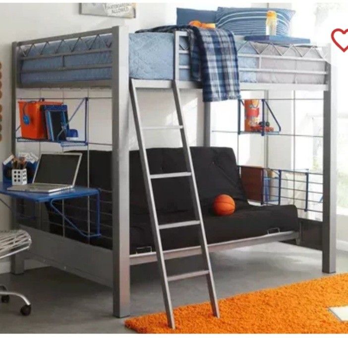 Bunk Bed With Futon