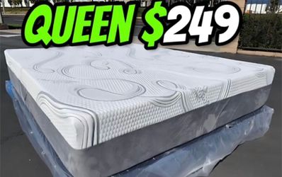 Queen Organic Cool Gel Memory Foam Mattress