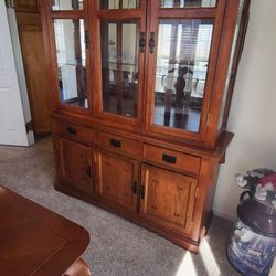 CHINA CABINET SOLID WOOD