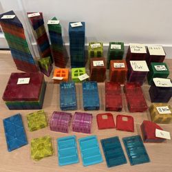 400 Magnatiles Original Magnetic tiles Huge lot