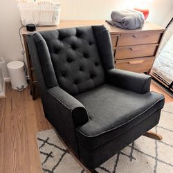 Tufted Rocking Chair