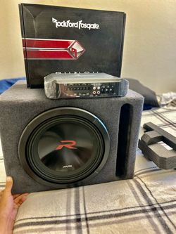 Look @ Retail then Send offer Rockford fosgate 400x4 Punch amp & 12” Type R Alpine New Generation  Price is what it is Firm set price