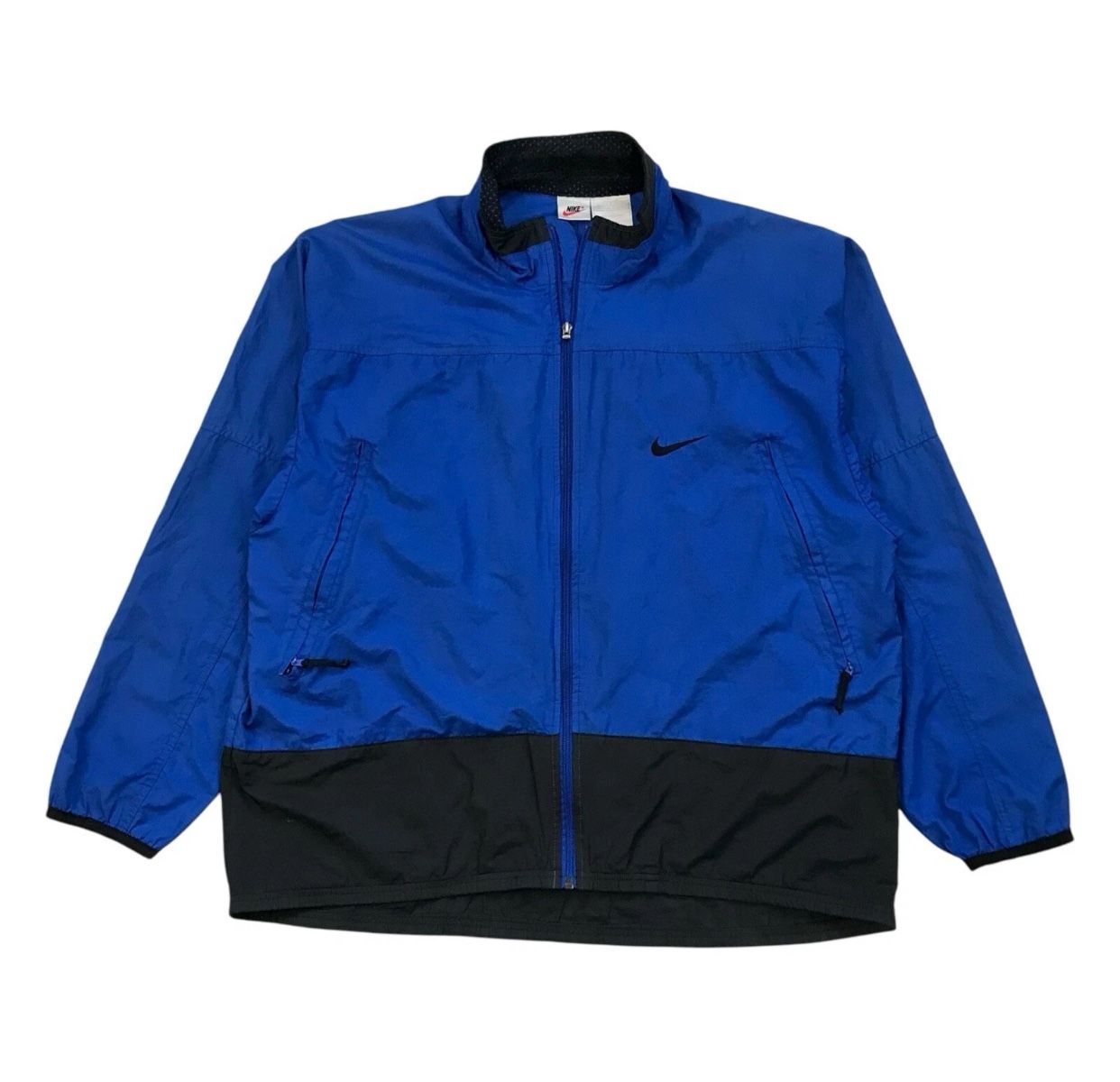 VINTAGE NIKE WINDBREAKER JACKET XL MENS BLUE SWEATSHIRT TRAVIS SCOTT FULL ZIP