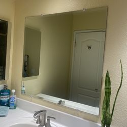 Frameless Mirror 36x30