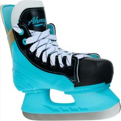 AhmyLion Adjustable Youth Ice Hockey Skates Boys Girls Size 13C-3Y Blue