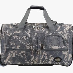  Backpack, Rockland 22" Rolling Duffle Bag, ACU-Camo1/2 