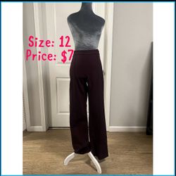 Plum Dress Pants 