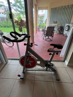 Sunny Health & Fitness Indoor Cycling Bike / Spin Bike – Adjustable Resistance - $75