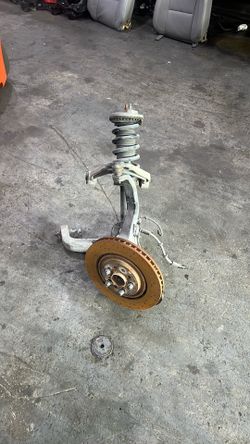(755) 14-20 Maserati Ghibli Left Front Suspension Knee Assembly 2014 2015 2016 2017 2018 2019 2020