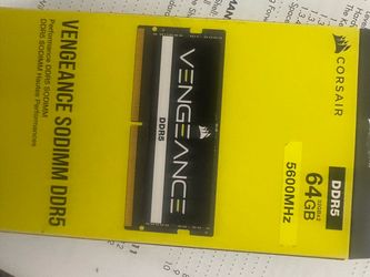 Vengeance 64 GB DDR5 - 5600MT/s CL48 (SODIMM) 2 x 32GB)