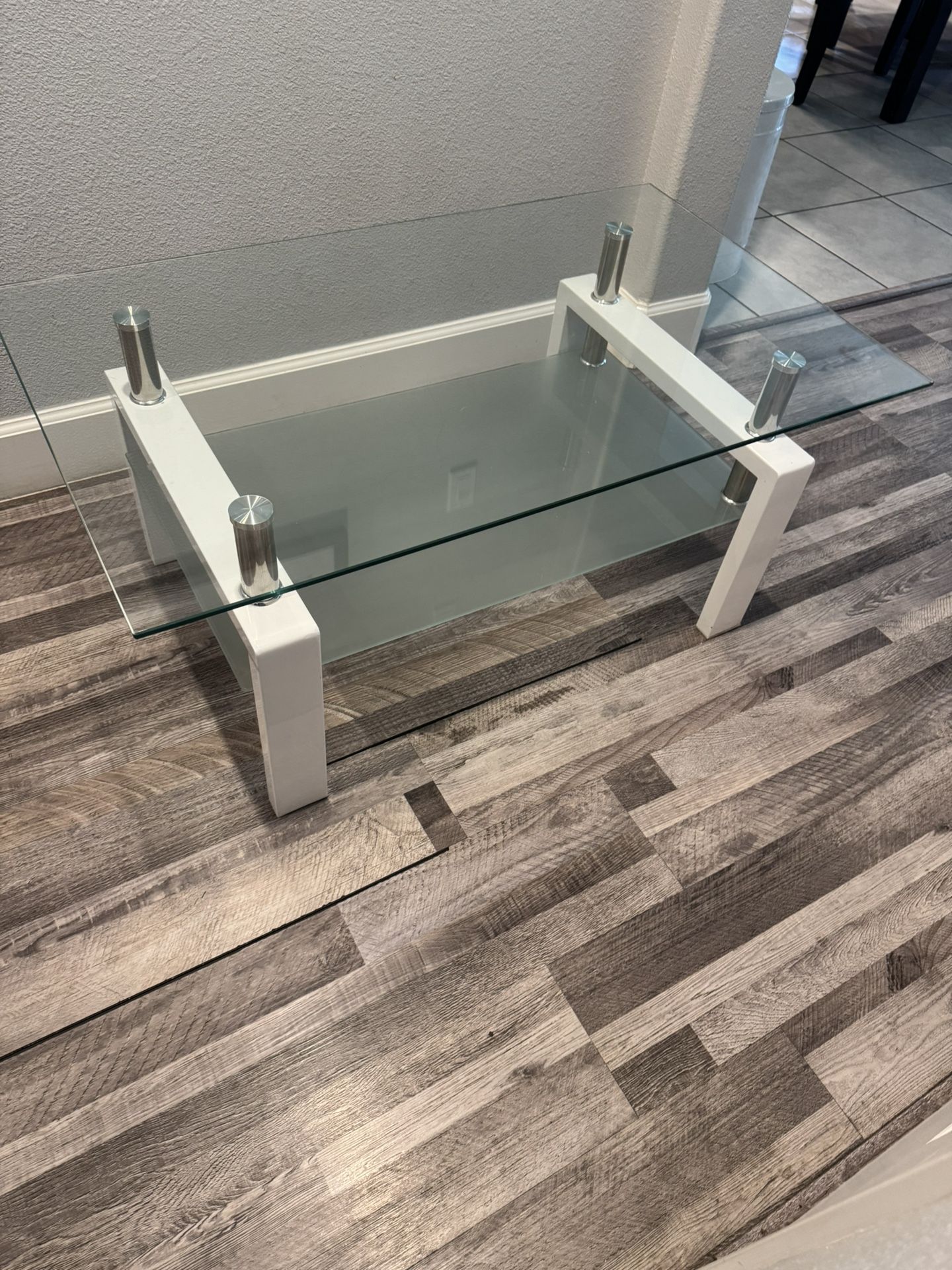 Glass Top Coffee Table