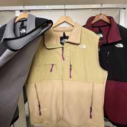 The North Face Denali Vest Tan Extra Large