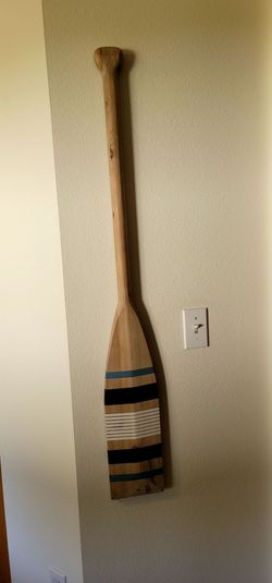 Wood Paddle Lake Wall Decor