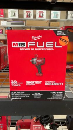 MILWAUKEE 2966-20 1/2” HIGH TORQUE WRENCH W/ PIN DETENT.
