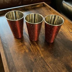 Pier 1 Stainless Steel 16 oz. Three Pieces 
