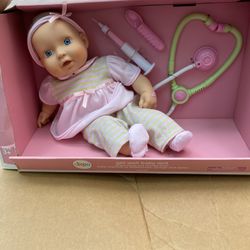 New Circo 16” Get Well Baby Doll with blushing cheeks & sounds