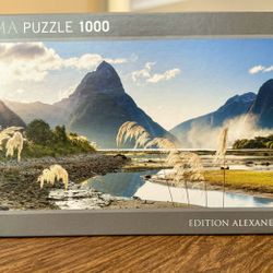 1,000 Piece Panorama Puzzle - Heye - Mildford Sound, New Zealand