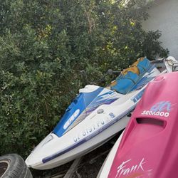 2 Jet Skis And Trailer 