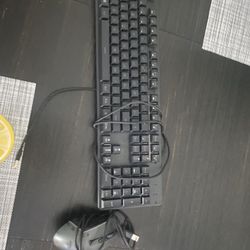 LED Gaming keyboard & Mouse 