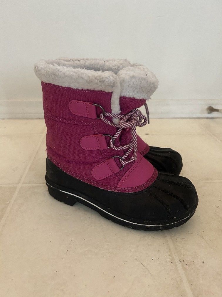 Kids Snow Boot Size 2 And Snow Pants