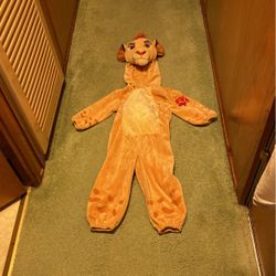 Boys Costume Simba Sz 2 Disney Store