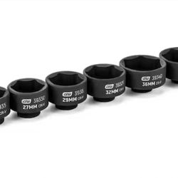 Gear Wrench 6 Piece Oil Canister Socket Set Kit