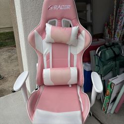 Pink Gamer Chair 