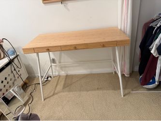 IKEA LILLÅSEN Desk, bamboo, 40 1/8x19 1/4 "